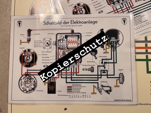 Schaltplan dkw 200 350 ks - dkw, sb