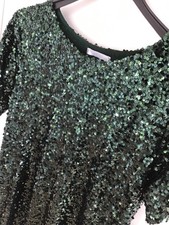 pailletten kleid made in italy