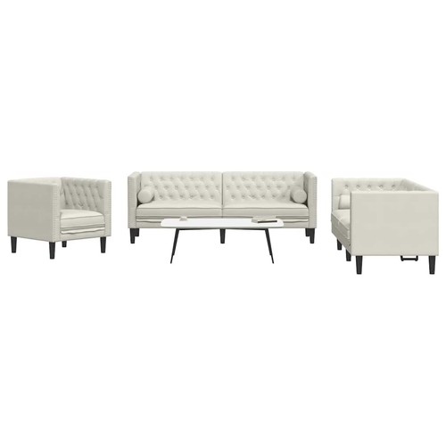 Chesterfield sofa set mit - sofa,