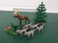 Playmobil 3829 Elch Wölfe Wildlife 