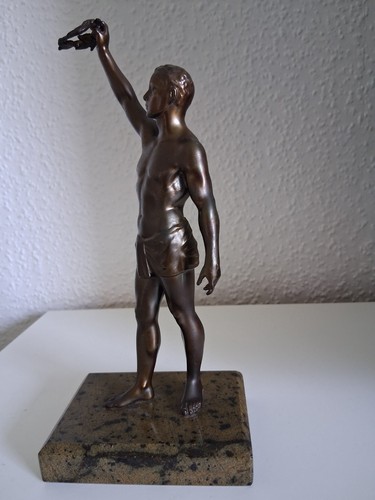 Statue bronze antik athlet - statue,