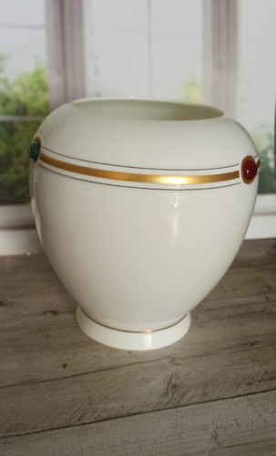 Porzellan vase weiss villeroy - vase,