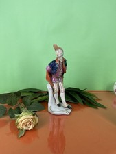 FIGUR PORZELLANFIGUR COMMEDIA DELL´ARTE "PANTALONE" UNTERWEISSBACH Handgemalt