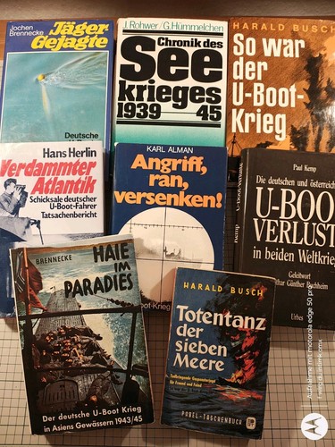 Konvolut bücher boot - 8, u-boot