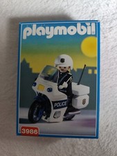 Playmobil Polizei mit Motorrad