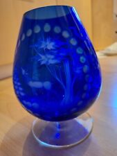 cognacschwenker groß mit Jagdmotiv in Kobaldblau .Neuwertiger Zustand. 