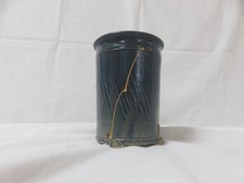 Thomas Henle Keramik, Literflaschen-Weinkühler Blau Bemalt