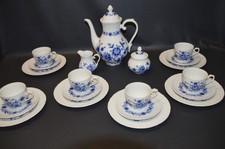 Kaffeeservice 6 Personen - Schumann Arzberg Echt Cobalt - 21tlg.