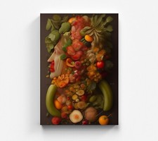 Maschen Leinwandbild Gemüse Farbig Abstrakt Wandbild Leinwand Kunst Museum Art