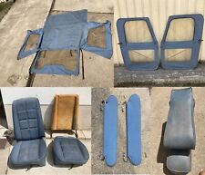 JEEP CJ 5 JEANS LEVIS SET VERDECK VORDERSITZE TÜREN MITTELKONSOLE SONNENBLENDEN 