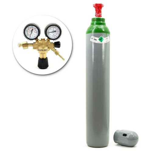Gasflasche mit reduzierer - mit,