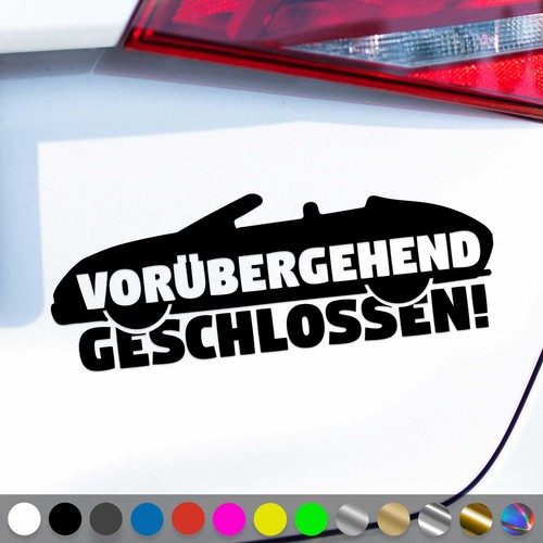 Temporarily closed sticker - closed,