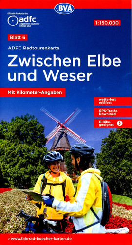 Adfc radtourenkarte zwischen - adfc-radtourenkarte, 6