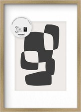 Objektrahmen mit Passepartout Holz Fotorahmen Echtglas, Aura, accent by nielsen