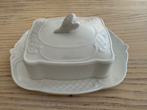 Redoute weiß butterdose - weiß,
