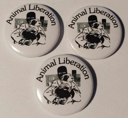 Animal liberation button - animal,