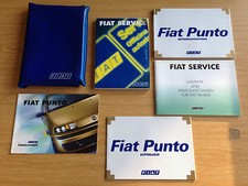 Original Fiat Punto Bordmappe Handbuch Bedienungsanleitung Sprache Deutsch