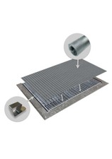 Lichtschachtabdeckung Edelstahlgewebe Kellerschachtabdeckung V2A Nagerschutz