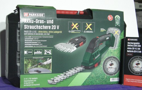 Parkside 20v akku - 20v, gras-