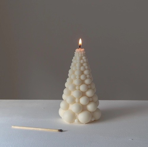 Weihnachtbaum kerze bubble - kerze,,