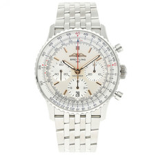 BREITLING NAVITIMER B01 CHRONOGRAPH 41 SILVER DIAL AB0139