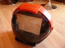 Philips Discoverer TV Ersatz Gehäuse Helm Visier Röhren Fernseher Original 80s