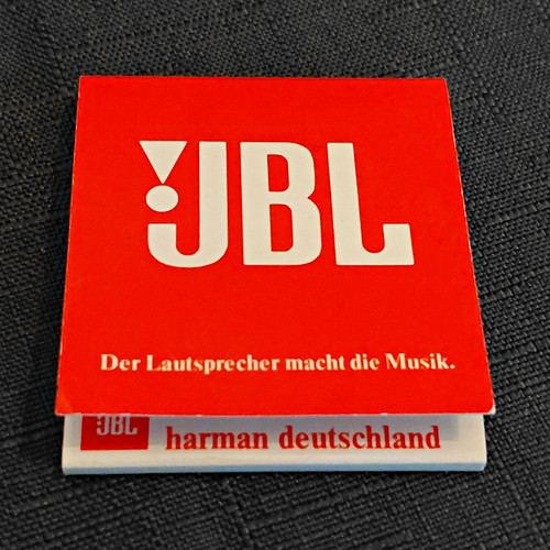 Streichholzheftchen jbl - streichholzheftchen,,