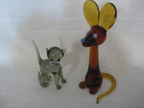 Glasfiguren lauscha tiere - 2,
