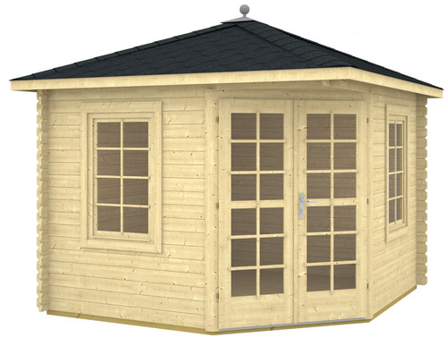 Eck gartenhaus victoria b - 5-eck,