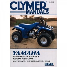 Yamaha YFM80 MOTO-4 Badger Raptor (1985-2008) Quad Werkstatthandbuch Clymer