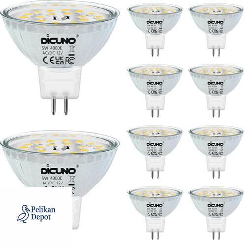 Led lampe mr16 gu5 - led, 12v