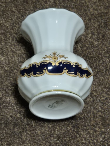 252 porzellan vase blau gold - 252,