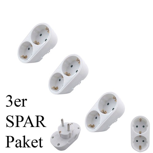 Stück doppelstecker - 3,
