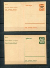 Deutsches Reich, 2 Ganzsachen, Postkarten P 283 und P 284 postfrisch