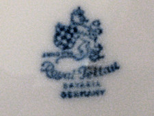 2 Servierplatten 2 Schüsseln Royal Tettau Annette, Weiß.