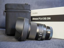 Sigma 20mm dn - f1.4,