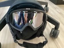 Ski- oder Snowboard Helm mit Brille von Bolle, Größe S 53-55 cm mit Tasche