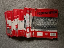 Nottingham Forest 60er Jahre Programme Lot 79x
