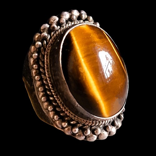 Ring silber 925 tigerauge - 925,