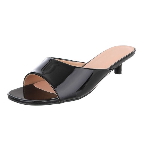 Damen mules mit - mit, offener
