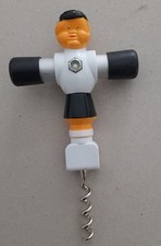 Korkenzieher - Fußball - Tischfußball - schwarz weiß - sehr gut