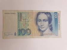 100 DM Banknote / Deutsche