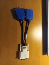 1 Adapter HP BIZLink 338285-008 DMS-59 Stecker, 2x VGA Weiblich mit Kratzspur