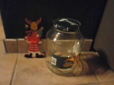 2 runde Einmachgläser groß 2L Glas Gurke Einwecken Blechdeckel Vorrat Windlicht