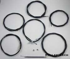Vespa Seilzugkit TEFLON Bowdenzüge Set in schwarz  PK 50 80 125 /S/ ​SS/​XL/​ETS