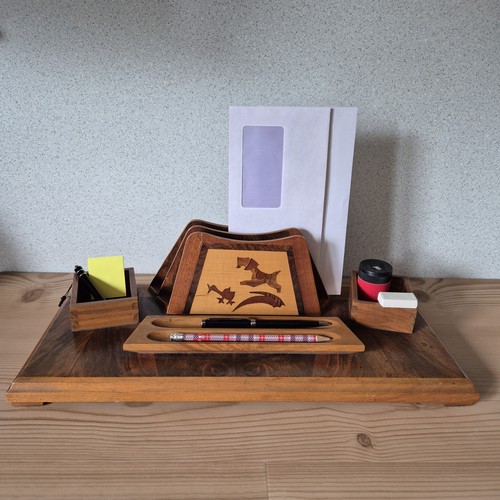 Schreibtisch garnitur vintage - garnitur,