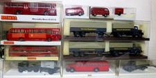 Brekina 1:87 Konvolut Fahrzeuge der DB Deutsche Bundesbahn - Busse, LKW usw.