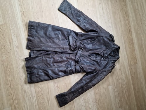 Gipsy leder kurzmantel braun - gipsy,