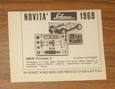 Seltene Werbung SCHUCO BMW Formula 2 Rennwagen Baukasten 1969