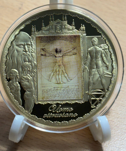 Leonardo vinci medaille - leonardo,